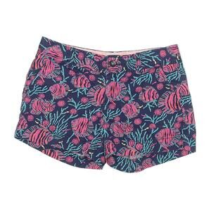 Lilly Pulitzer Shorts Size 2 Callahan Tropical Fish Print
